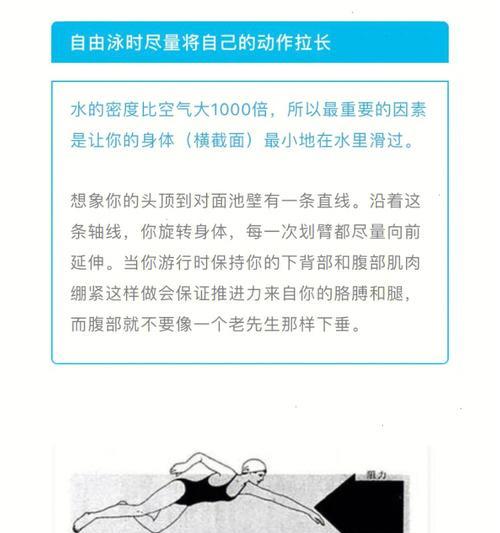 掌握游泳技巧，畅游水中乐园（打造专业的水中动作，享受游泳的乐趣）