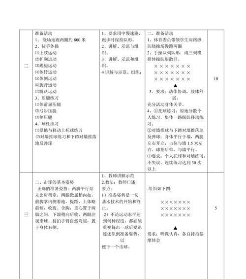 乒乓球教学教案（全面解析乒乓球技巧，打造顶级球员）