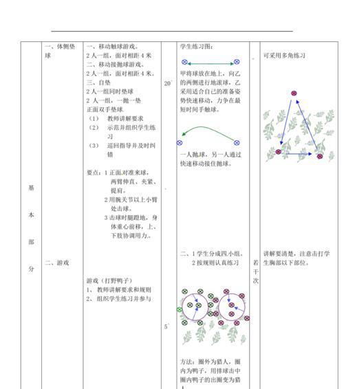 掌握排球侧滑步传球，提升传球技巧（教你如何正确进行排球侧滑步传球，实现准确传球）