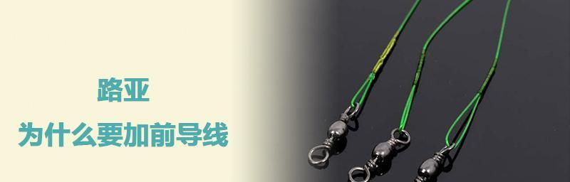 路亚钓鱼前导线的正确使用方法（解析前导线的作用、选择与操作技巧，让您的路亚钓鱼更上一层楼）