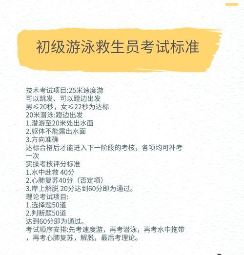 宁波中考游泳技巧分数详解（全面了解宁波中考游泳技巧分数的评判标准及技巧要点）